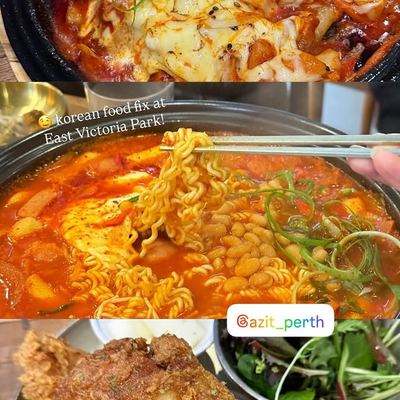 @azit_perth 게시물: Such an yummy and enjoyable Korean meal we had at Azit Victoria Park! 🤤 (2026.07.28)