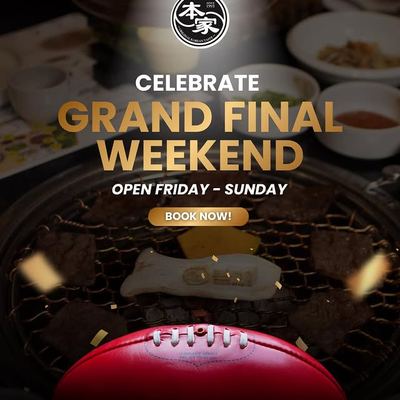 @bornga_aus 게시물: Celebrate Grand Final Weekend from Friday in Melbourne! We’re open all long week (2026.09.23)