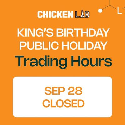 @chickenlab.northbridge 게시물: No Chicken Lab this Monday at our Northbridge store, so consider this your remin (2026.09.24)