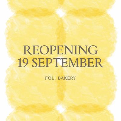 @folibakery 게시물: We’re back on 19 September! Saturdays & Sundays only, every week 8am – 2pm 32A H (2026.09.15)