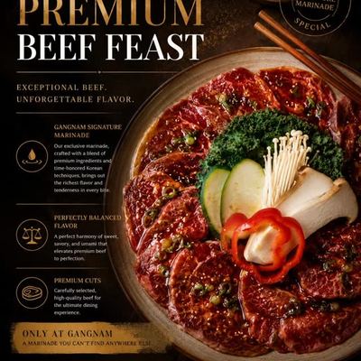 @gangnamcarousel 게시물: 🔥 PREMIUM BEEF FEAST 🔥 Only at Gangnam Carousel Experience the rich flavor of ou (2026.05.27)