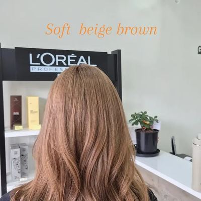 @glowhairlab.syd 게시물: Soft Rose Beige Brown ✨ A warm, soft beige brown with a subtle rosy glow. Perfec (2026.09.14)