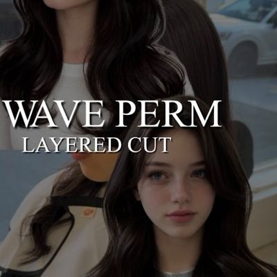 @h_oon_s 게시물: Hi! I’m Lauren @hoons.lauren from Hoons! WAVE PERM × LAYERED CUT Want beautiful  (2026.09.28)