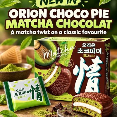 @hanaromart_au 게시물: NEW IN!✨ Meet the 💚Orion Choco Pie Matcha💚 — a delicious twist on the classic Ch (2026.09.28)