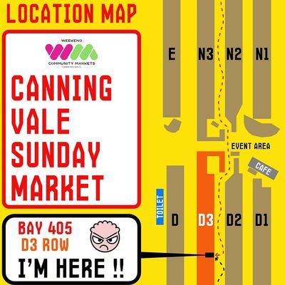 @hangrykdads 게시물: "I am here at "Bay No.405 in D3 Row in Canning Vale Market." Address : U7/280 Ba (2026.07.18)