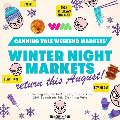 @hangrykdads 게시물: I’ll be at the Winter Night Market in August !! "Sorry to my Sunday customers! I (2026.07.29)