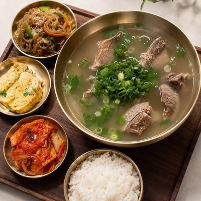 @hankoreakitchen 게시물: King Galbi Tang Premium beef short ribs gently simmered for hours in a rich, cle (2026.08.05)