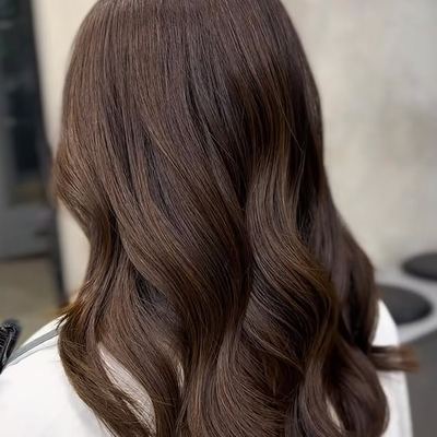 @junohair.au 게시물: Full colour with highlights (10.0+20v+green(10%)) #LongHair #LongHairPerm #SoftW (2026.09.22)