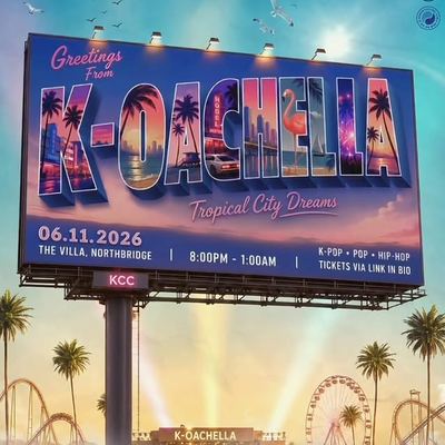 @kccperth 게시물: 🌴 𝐖𝐄𝐋𝐂𝐎𝐌𝐄 𝐓𝐎 𝐊-𝐎𝐀𝐂𝐇𝐄𝐋𝐋𝐀. 🎡☀️ 🌴 𝐃𝐄𝐓𝐀𝐈𝐋𝐒 🌴 📅 6th of November 2026 ⏰ 8:00PM – 1:00A (2026.10.01)