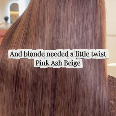 @keihair_lidcombe 게시물: @keihair_olivia Pink Ash Beige 🎀🤍 My blonde girl is back — but we switched it up (2026.09.15)