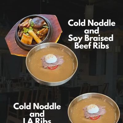 @myungjangchatswood 게시물: Looking for a satisfying and refreshing lunch? Try our Cold Noodle & Ribs Set! 🤤 (2025.12.07)