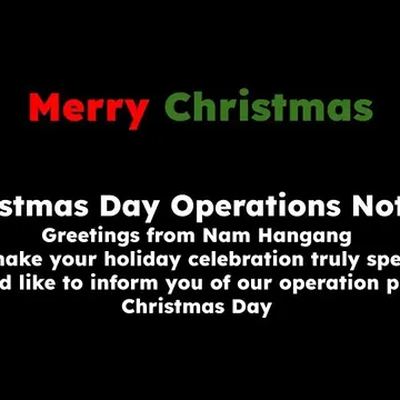 @namhangangperth 게시물: Christmas Day Operations Notice 🎄 Greetings from Nam Hangang. To make your holid (2025.12.23)