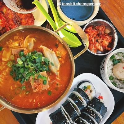 @tenskitchenspencer 게시물: #armysoup #kimbap #koreanfood (2024.03.22)
